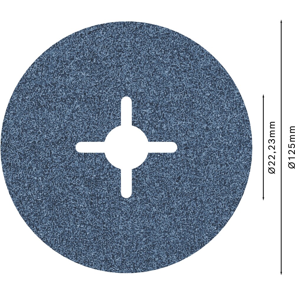 Disc abraziv BOSCH PRO, R574, metal, 125 mm, G60