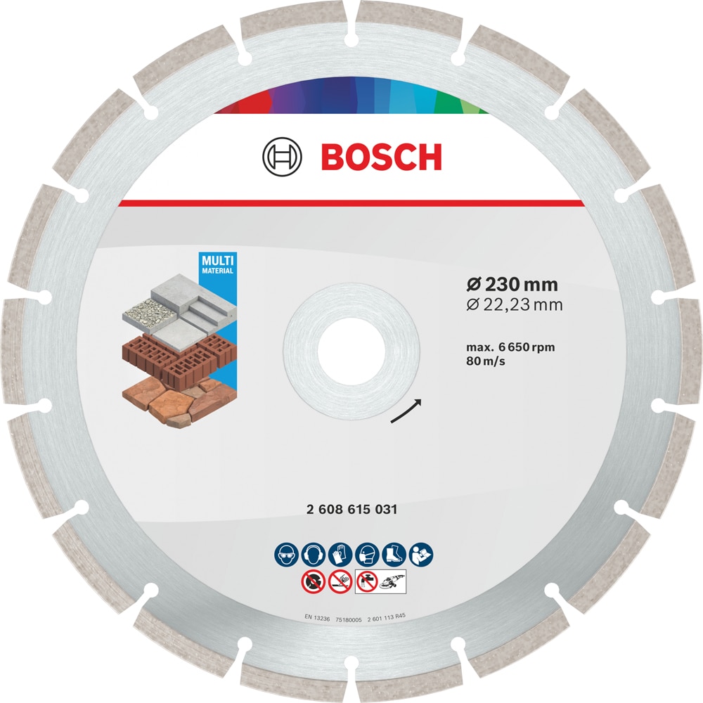 Disc Diamantat BOSCH, Universal 230x22.2x2.6 mm
