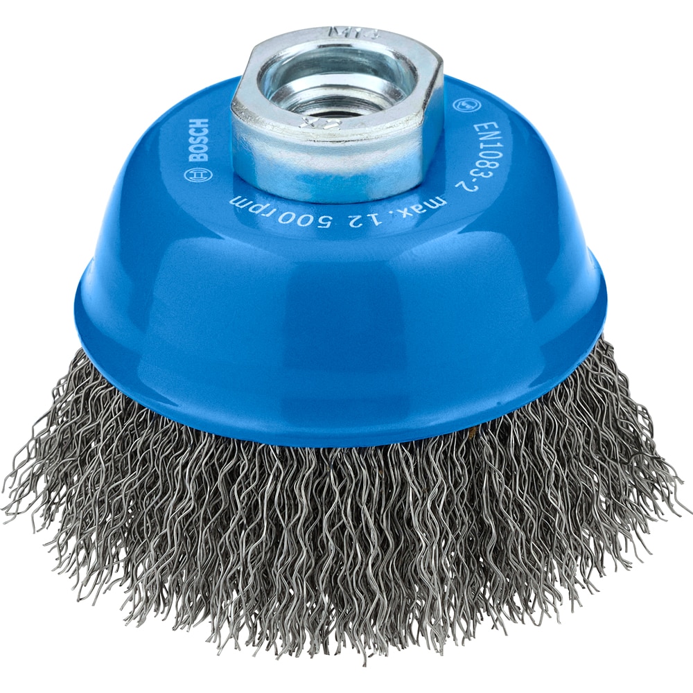 Perie cupa BOSCH PRO, 75 x 0, 3mm, M14, crimped