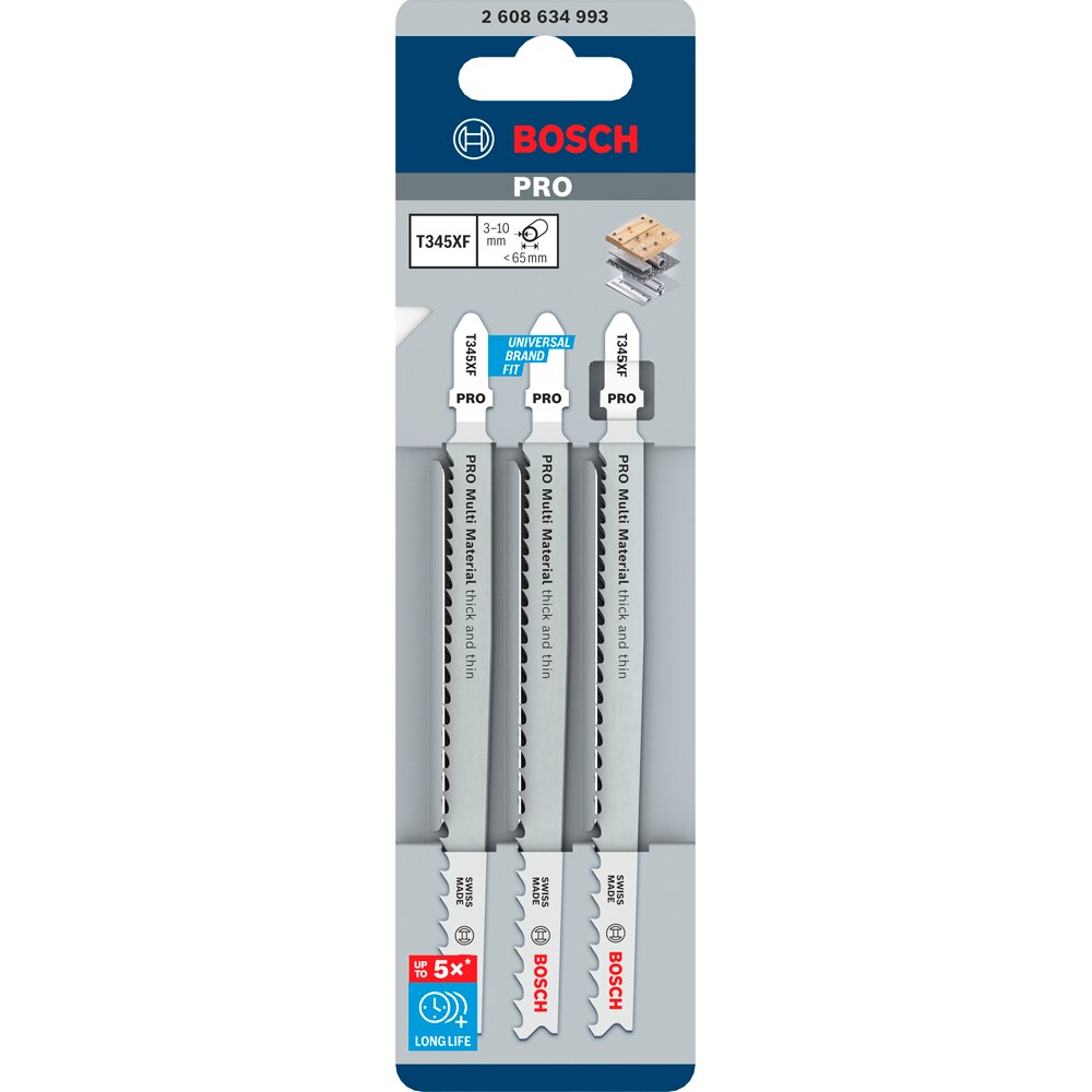 Panza pendular BOSCH PRO, multimat t, 132mm, 3buc