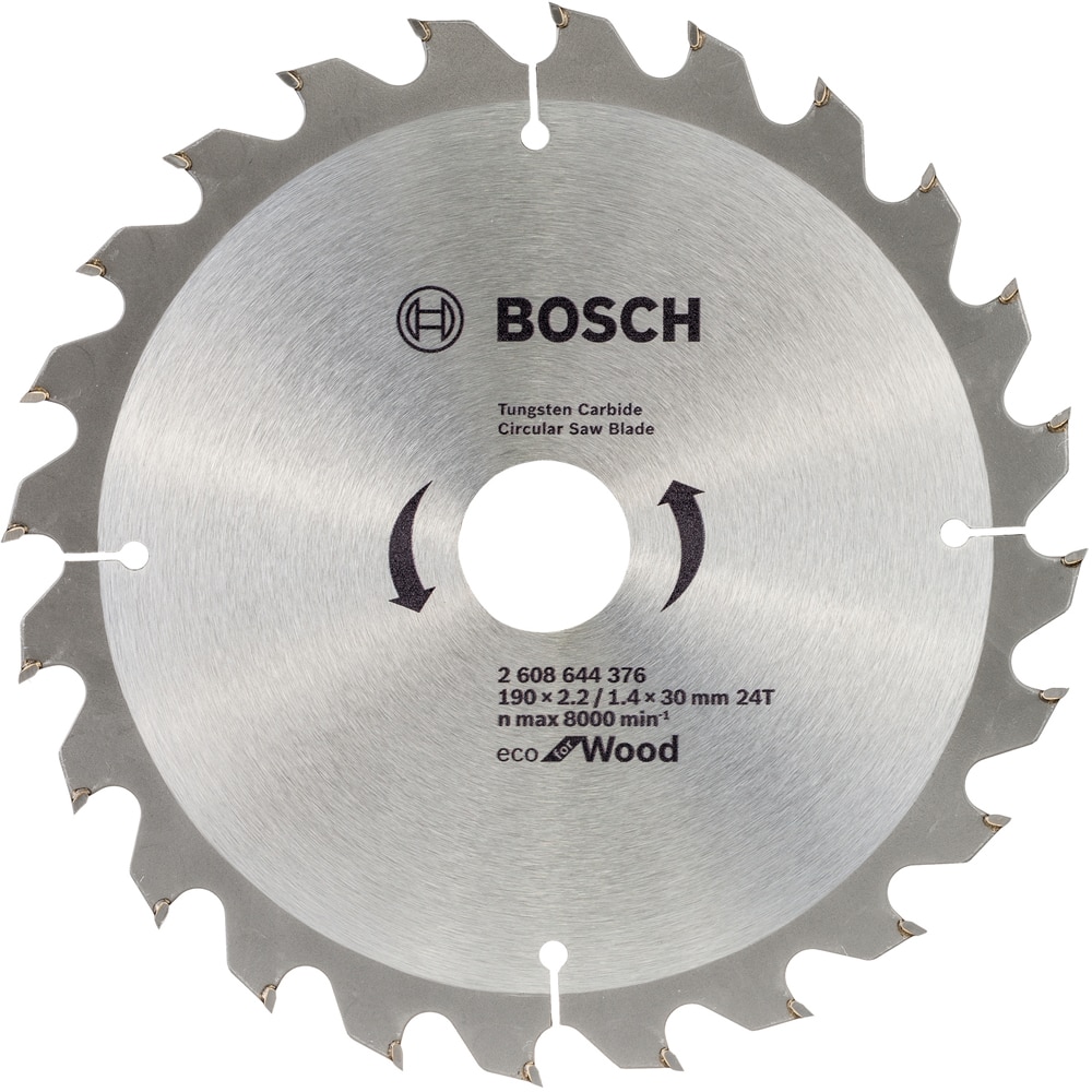 Panza circular BOSCH, wood, 190 x 30 x 2.2 mm, 24T