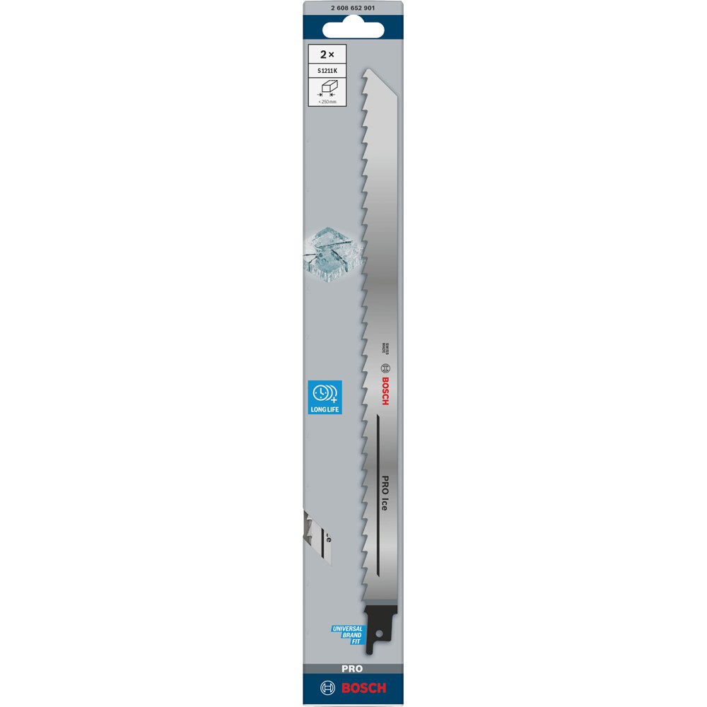 Panza ferastrau sabie BOSCH PRO, ice, 300 x 19 x 1.25mm