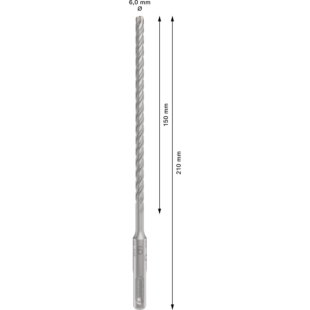 Burghiu BOSCH PROFESSIONAL, beton SDSPlus-5X 6x150x210 mm
