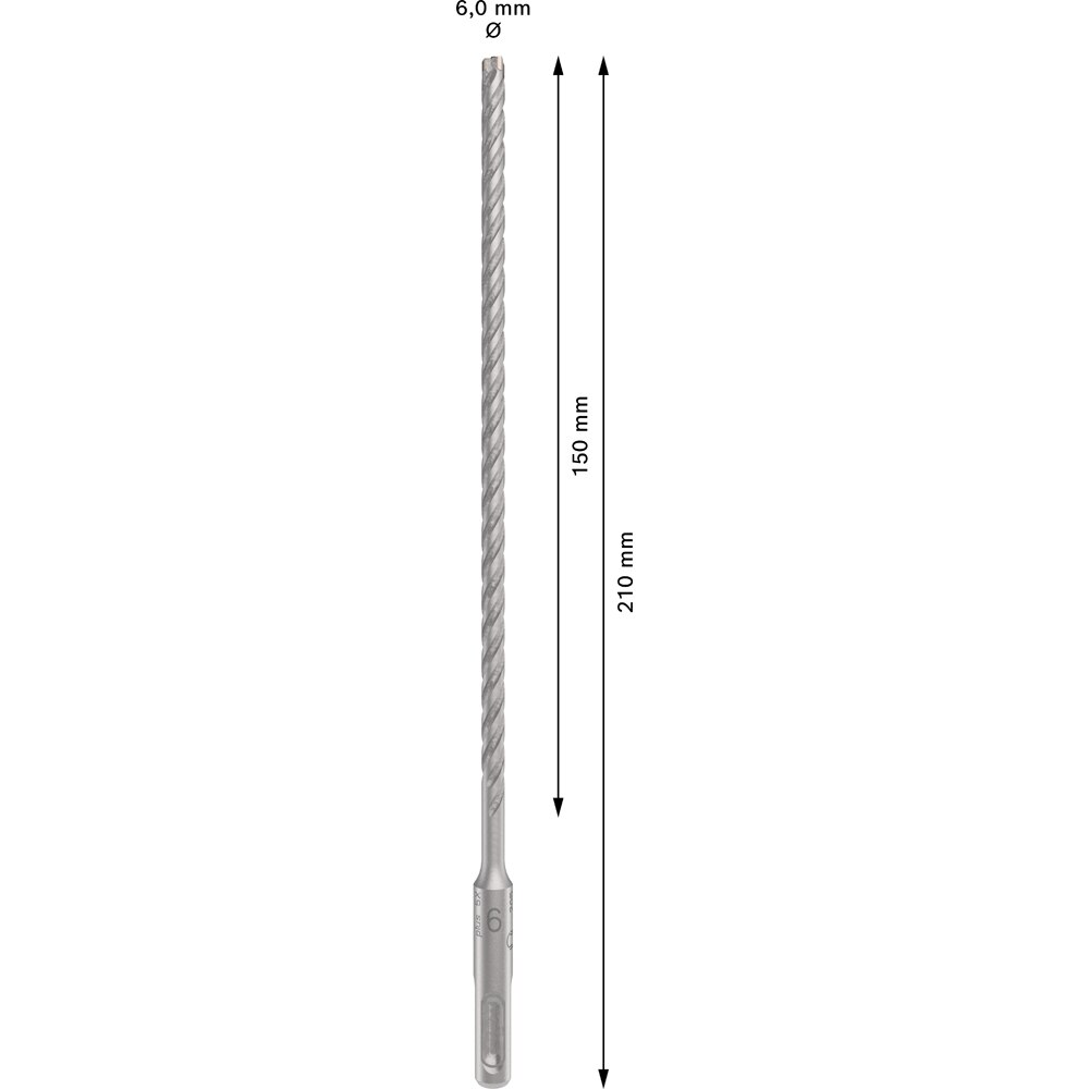 Burghiu BOSCH PROFESSIONAL, beton SDSPlus-5X 6x200x260 mm