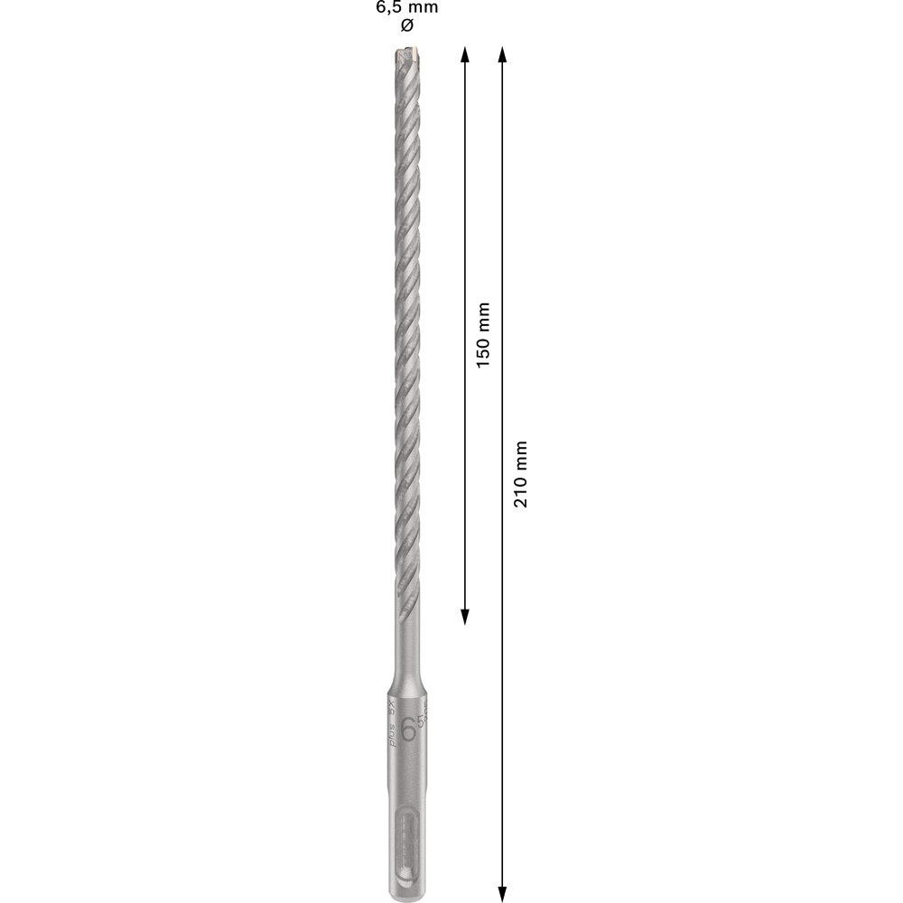 Burghiu BOSCH PRO, beton SDSPlus-5 x 6, 5 x 150 x 210 mm