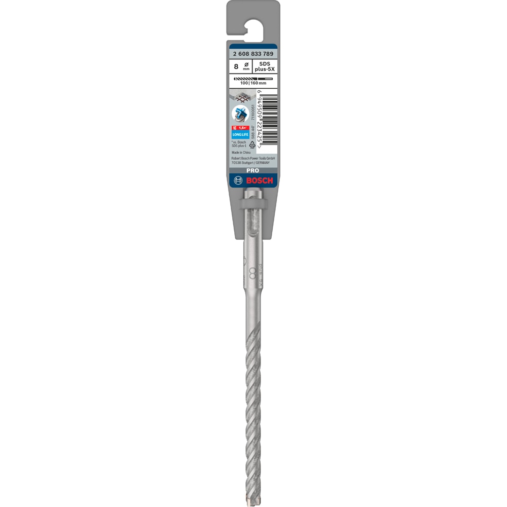 Burghiu BOSCH PROFESSIONAL, beton SDSPlus-5X 8x100x160 mm