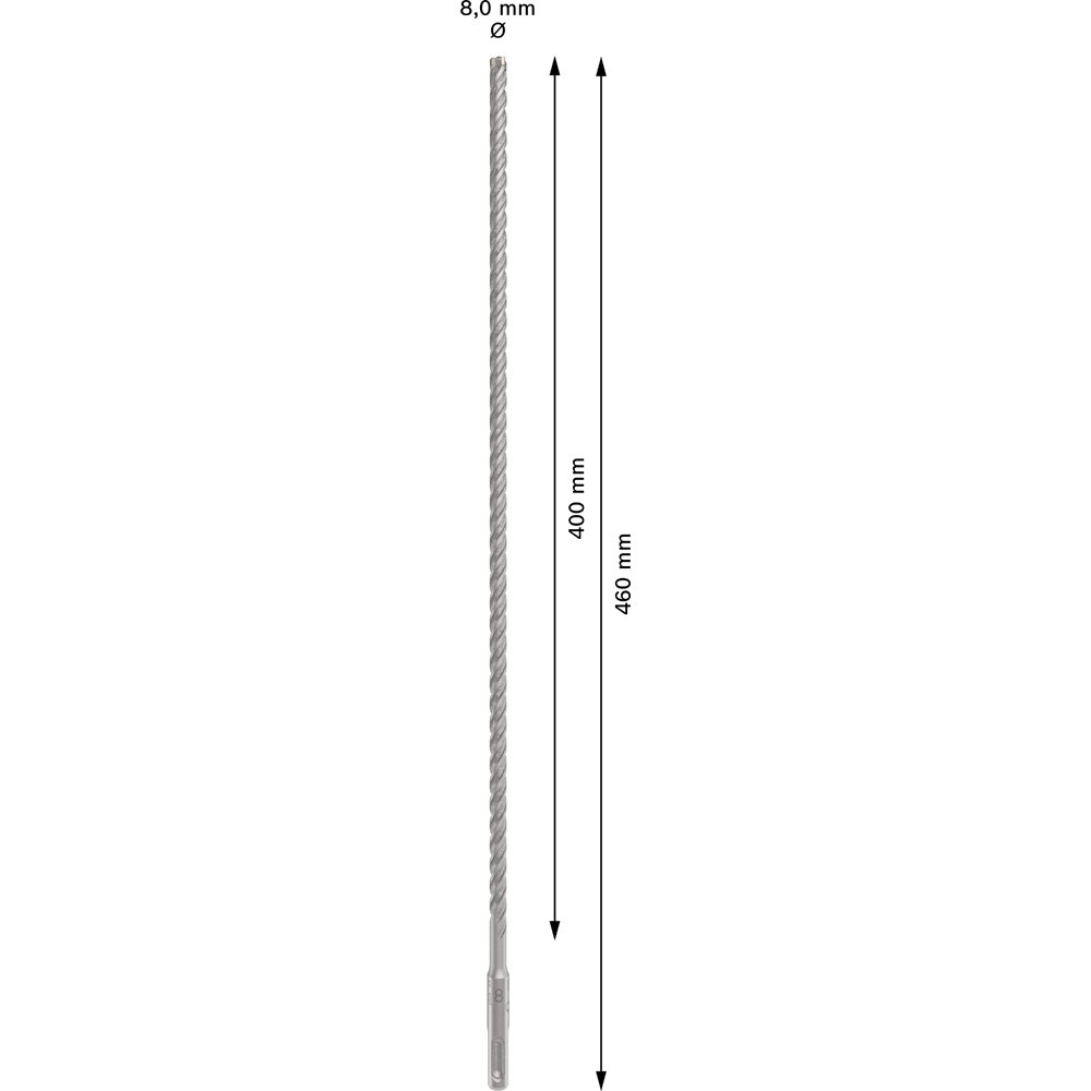 Burghiu BOSCH PROFESSIONAL, beton SDSPlus-5X 8x400x460 mm