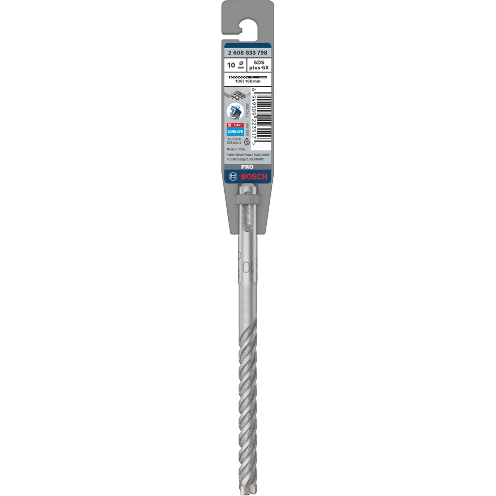Burghiu BOSCH PROFESSIONAL, beton SDSPlus-5X 10x100x160 mm