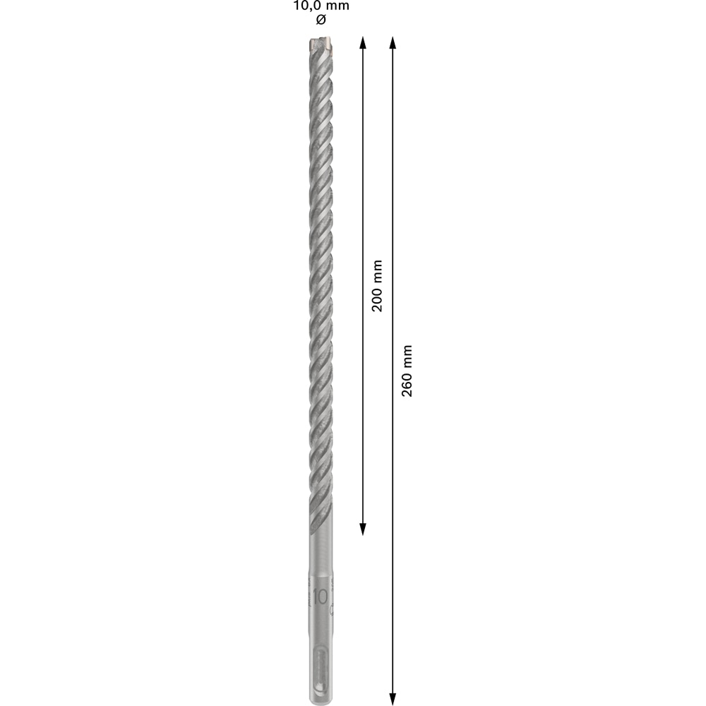 Burghiu BOSCH PROFESSIONAL, beton SDSPlus-5X 10x200x260 mm