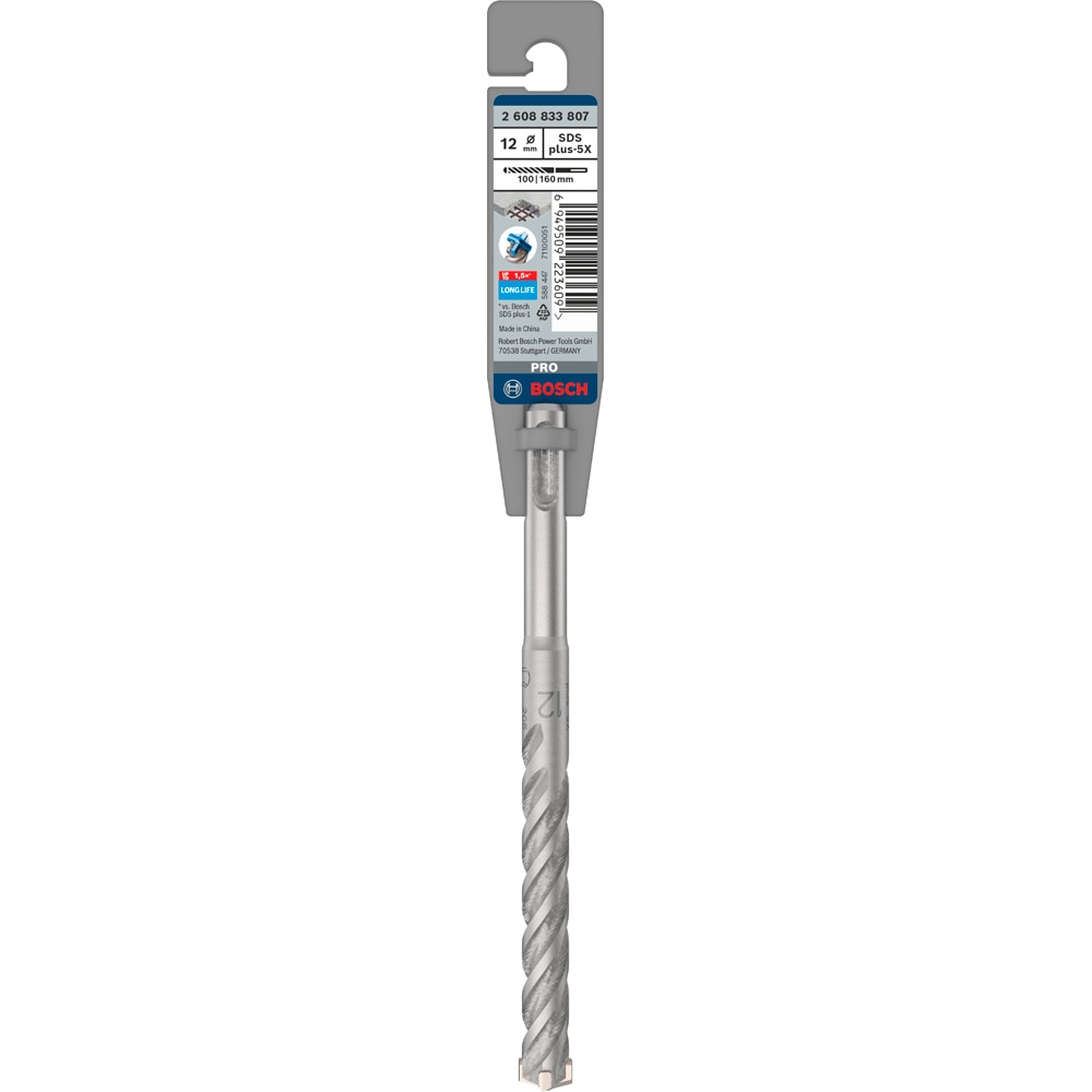 Burghiu BOSCH PROFESSIONAL, beton SDSPlus-5X 12x100x160 mm