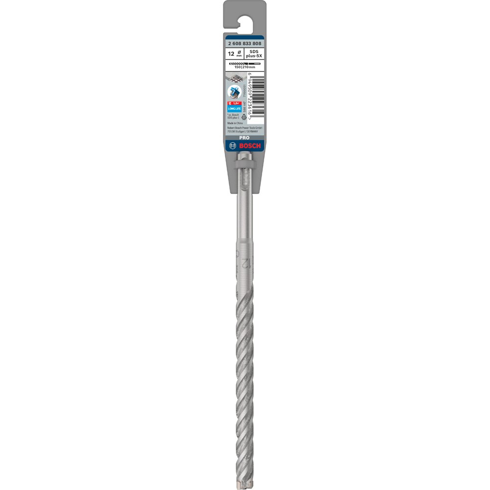 Burghiu BOSCH PROFESSIONAL, beton SDSPlus-5X 12x150x210 mm