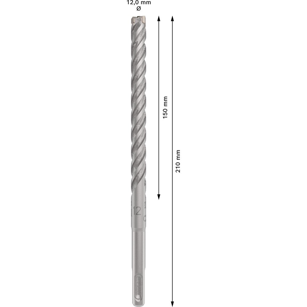 Burghiu BOSCH PROFESSIONAL, beton SDSPlus-5X 12x150x210 mm