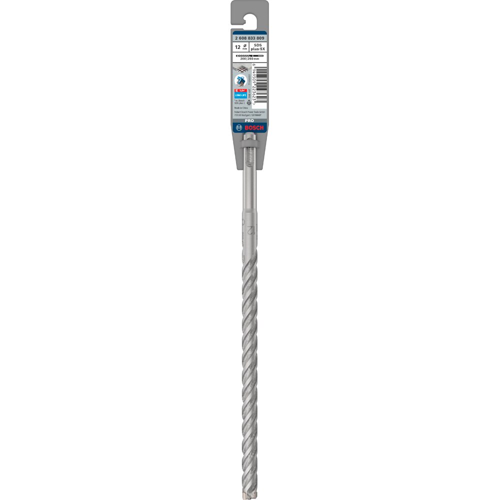 Burghiu BOSCH PROFESSIONAL, beton SDSPlus-5X 12x200x260 mm