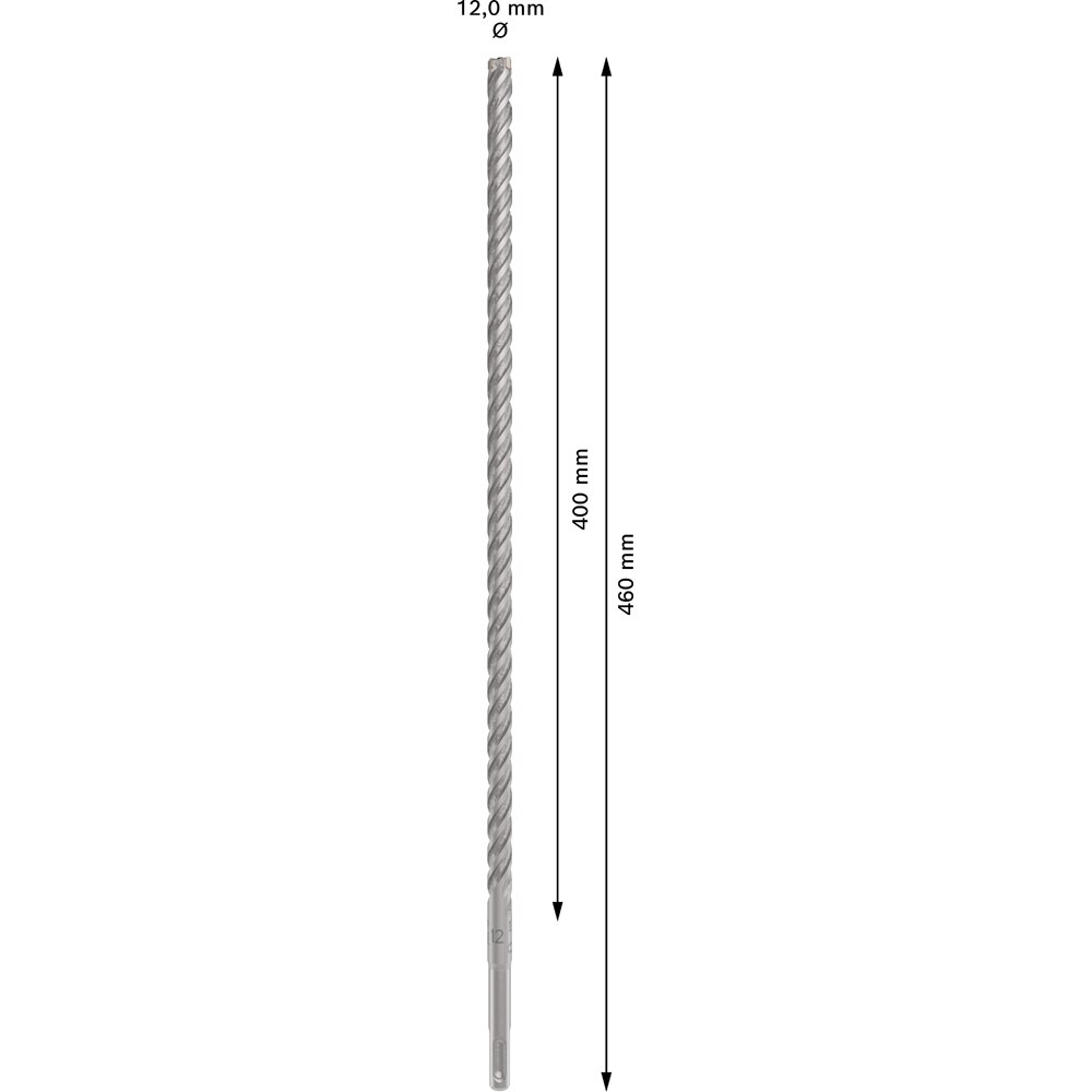 Burghiu BOSCH PROFESSIONAL, beton SDSPlus-5X 12x400x460 mm