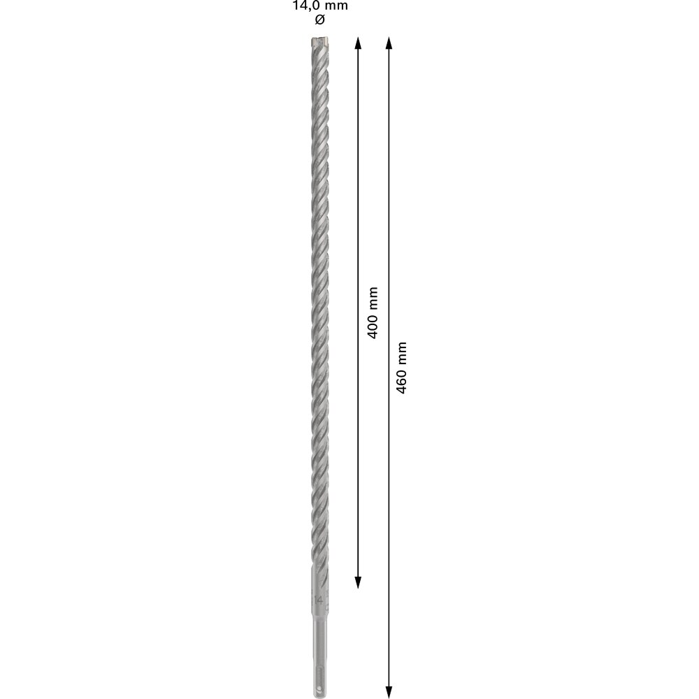 Burghiu BOSCH PROFESSIONAL, beton SDSPlus-5X 14x400x460 mm