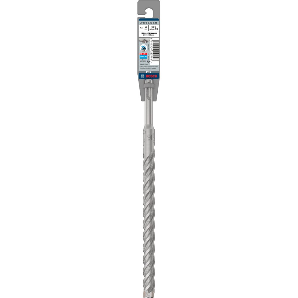 Burghiu BOSCH PROFESSIONAL, beton SDSPlus-5X 16x200x260 mm