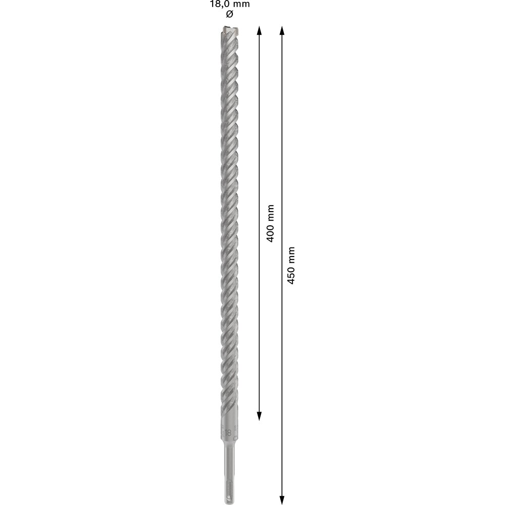 Burghiu BOSCH PRO, beton SDSPlus-5 x 18 x 400 x 450 mm