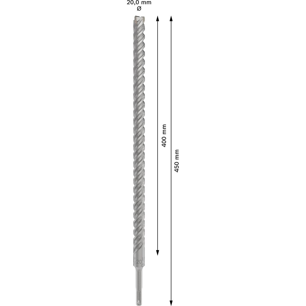 Burghiu BOSCH PRO, beton SDSPlus-5 x 20 x 400 x 450 mm