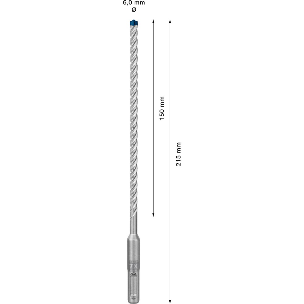 Burghiu BOSCH PRO, EXPERT beton sdsplus, 6 x 150 x 215mm