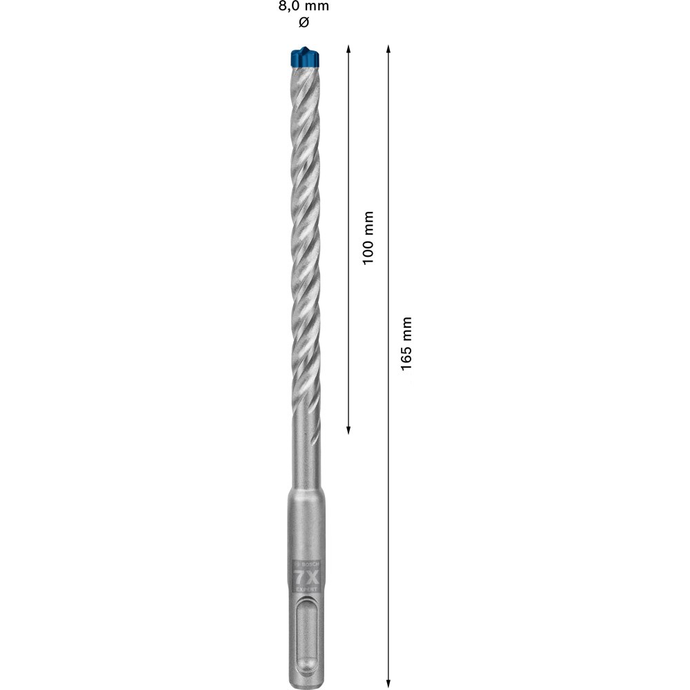 Burghiu BOSCH PRO, EXPERT beton sdsplus, 8 x 100 x 165mm
