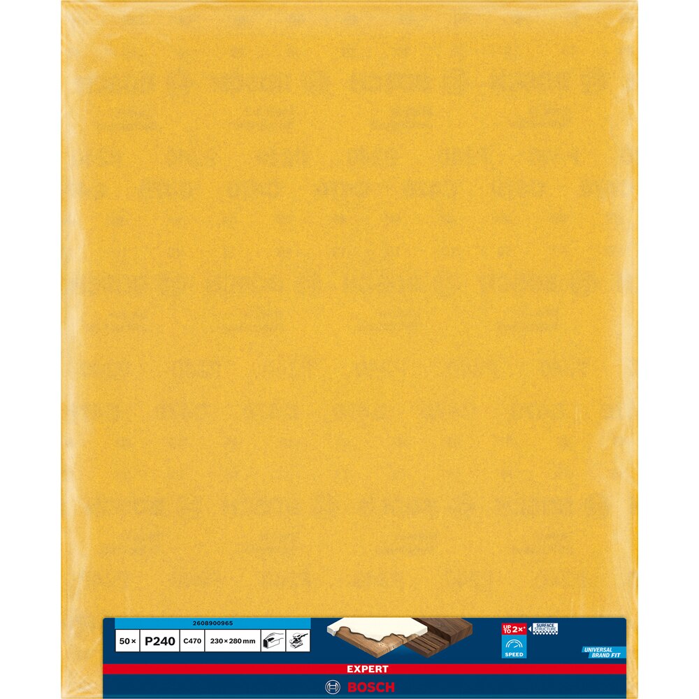 Foaie abraziva BOSCH PRO, EXPERT C470, 230 x 280mm, G240