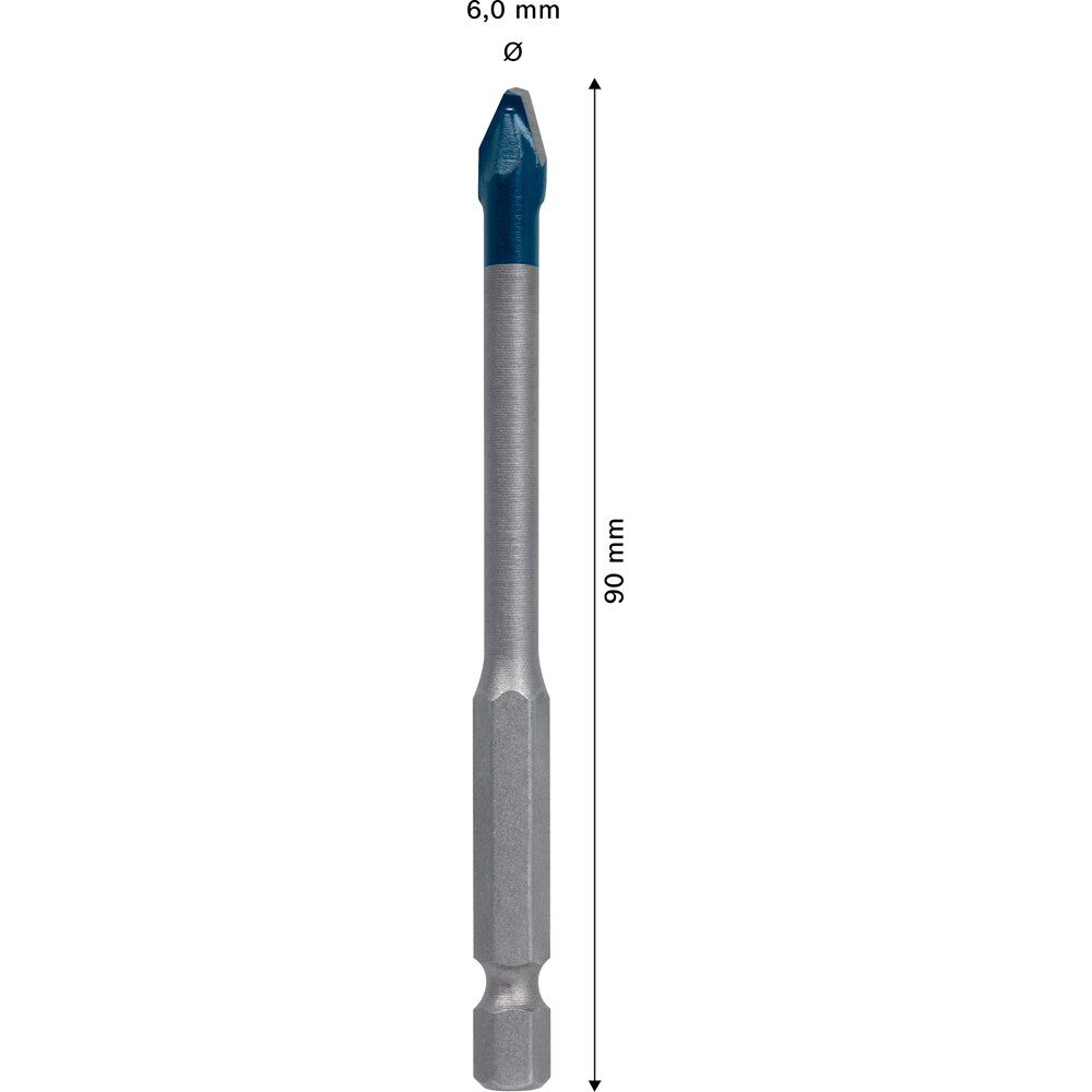 Burghiu BOSCH PRO, EXPERT HEX-9 hardceramic, 6 x 90 mm