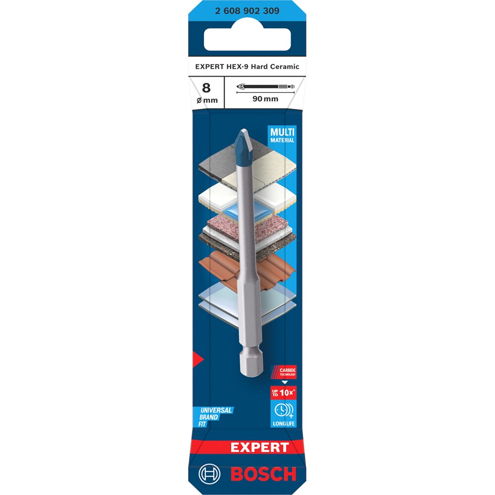 Burghiu BOSCH PRO, EXPERT HEX-9 hardceramic, 8 x 90 mm