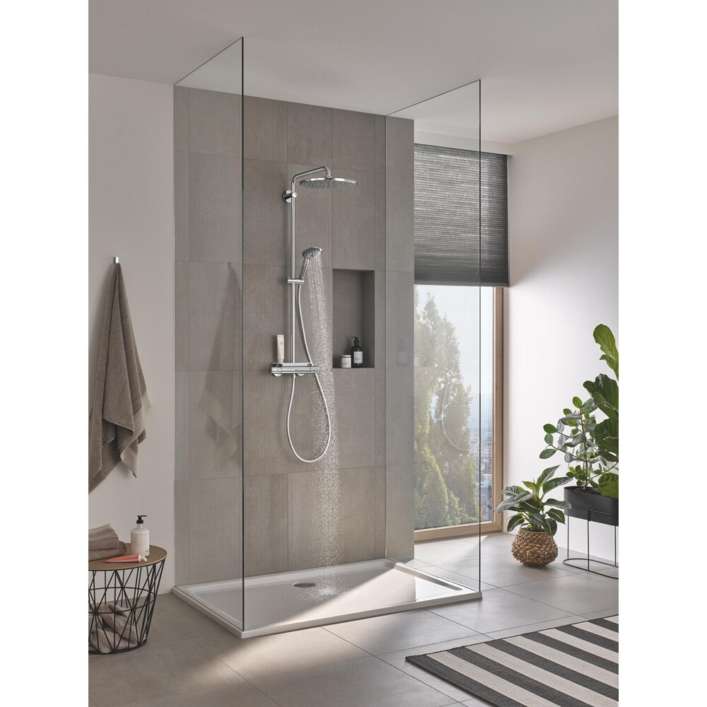 Sistem dus GROHE Vitalio Joy 310 26401001, termostat, 1 functie, crom