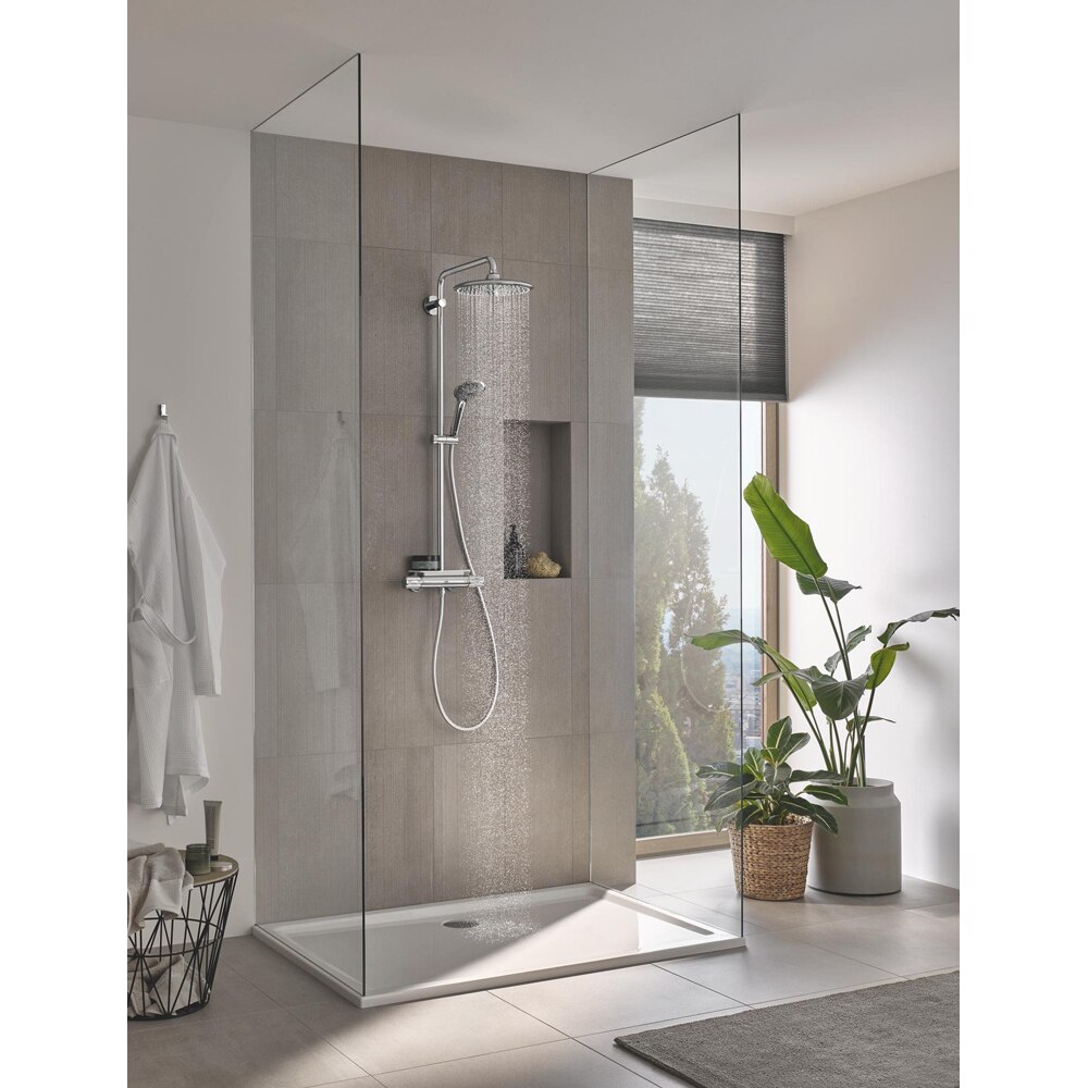 Sistem dus GROHE Vitalio Joy 26403002, termostat, 3 functii, crom