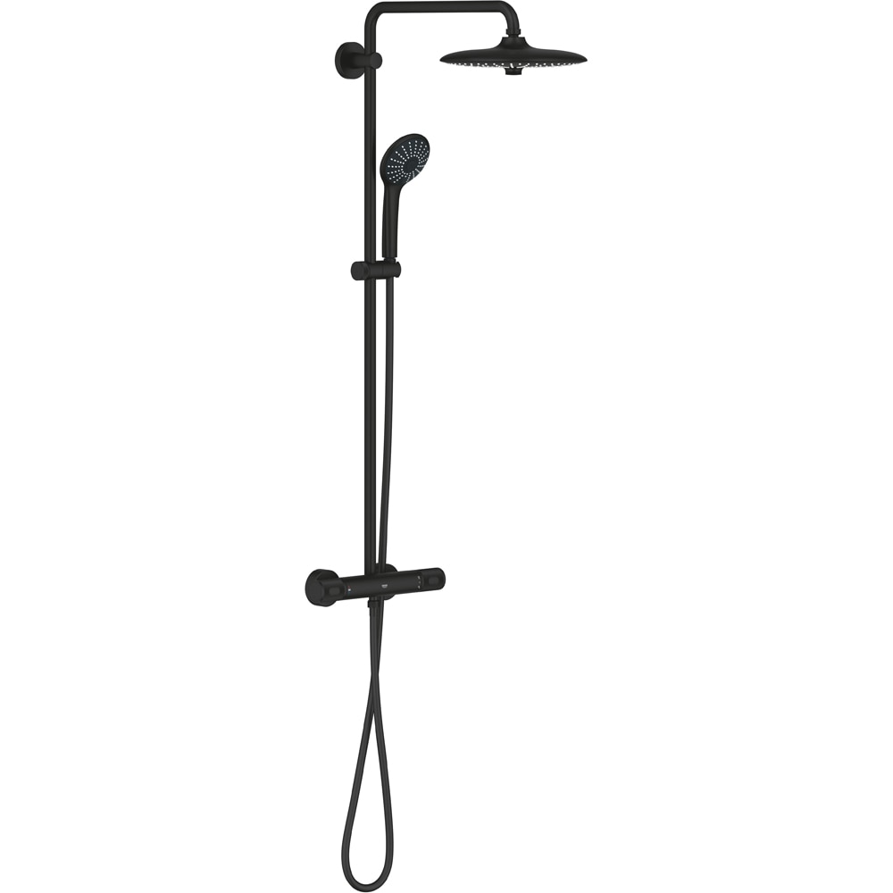 Sistem dus GROHE Vitalio Joy 260 26403KF2, termostat, 3 functii, negru