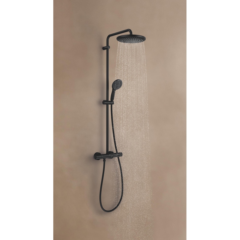 Sistem dus GROHE Vitalio Start 250 266772431, termostat, 1 functie, negru