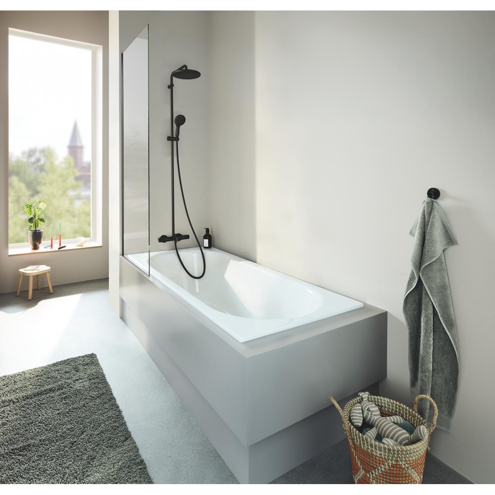 Sistem dus GROHE Vitalio Start 250 269882431, termostat, 2 functii, negru