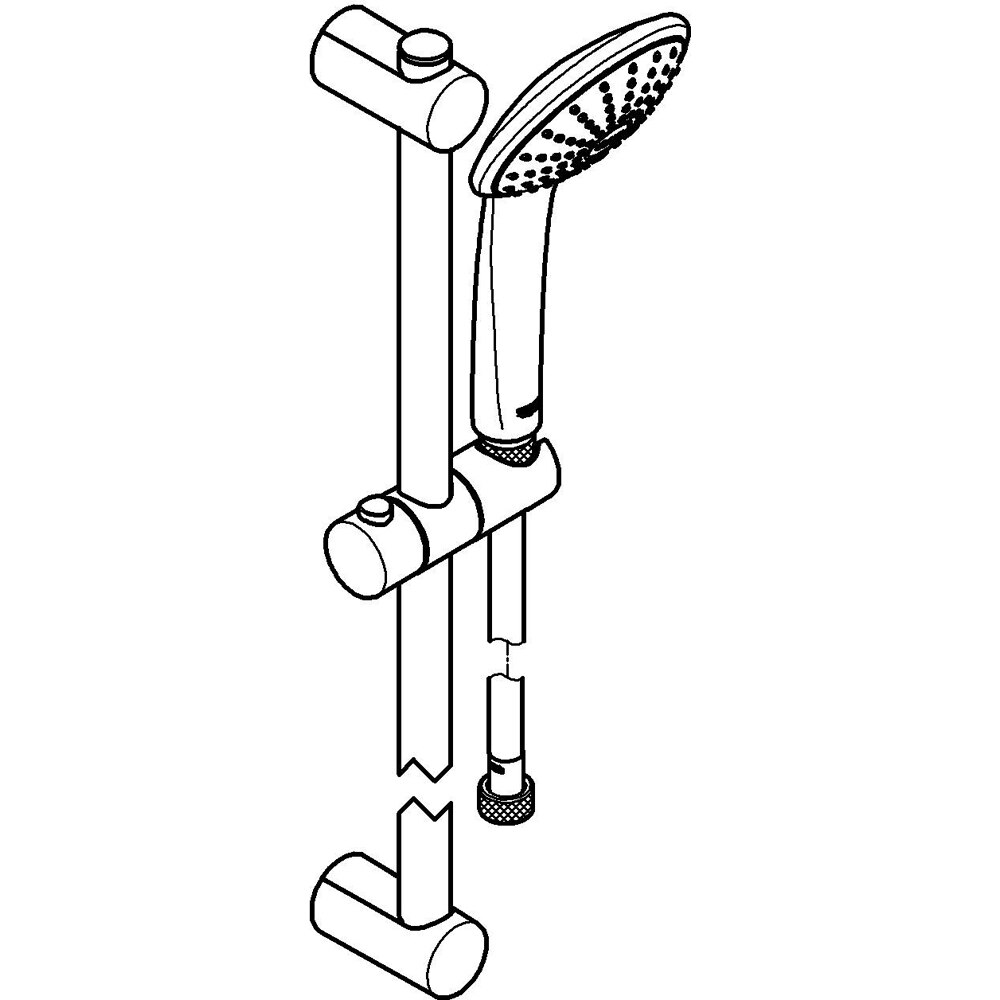 Coloana dus GROHE Vitalio Joy 110 Mono 27322000, 1 functie, crom