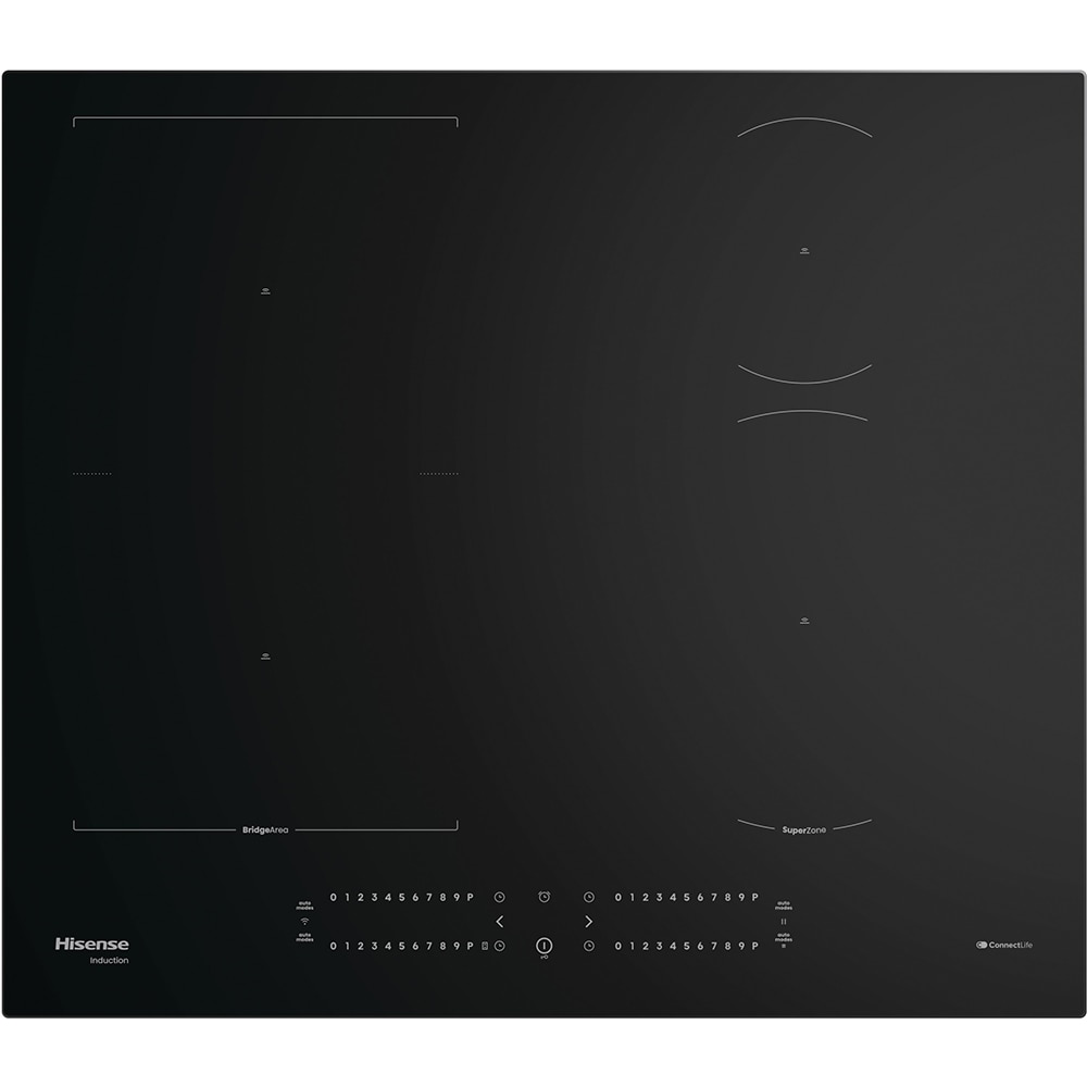 Plita incorporabila HISENSE HI6432BSCWF, Inductie, 4 arzatoare, Touch Control, negru
