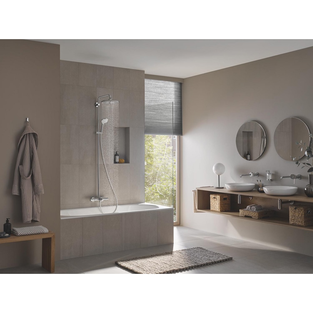 Sistem dus GROHE Euphoria 260 27475002, termostat, 3 functii, crom
