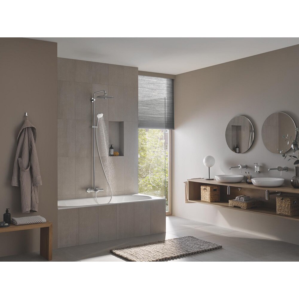 Sistem dus GROHE Euphoria 260 27475002, termostat, 3 functii, crom