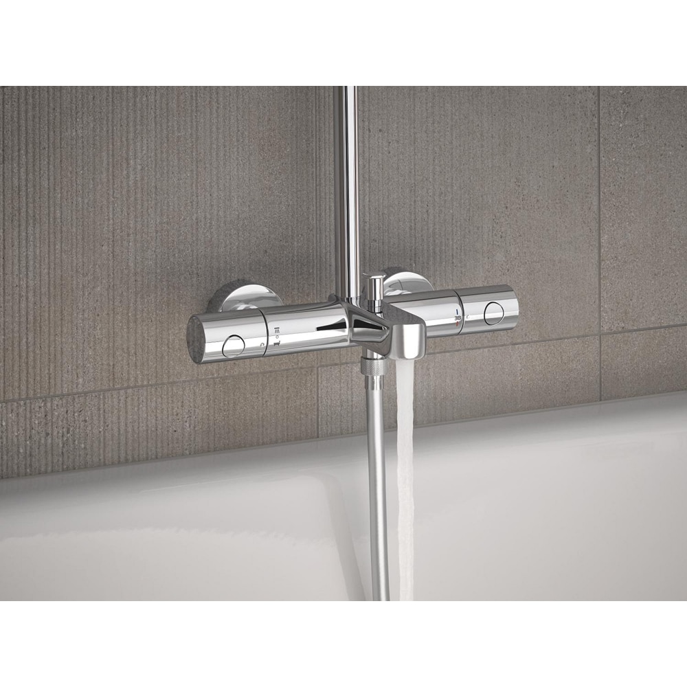 Sistem dus GROHE Euphoria 260 27475002, termostat, 3 functii, crom