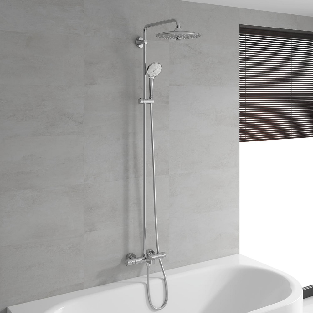 Sistem dus GROHE Euphoria 260 27475002, termostat, 3 functii, crom