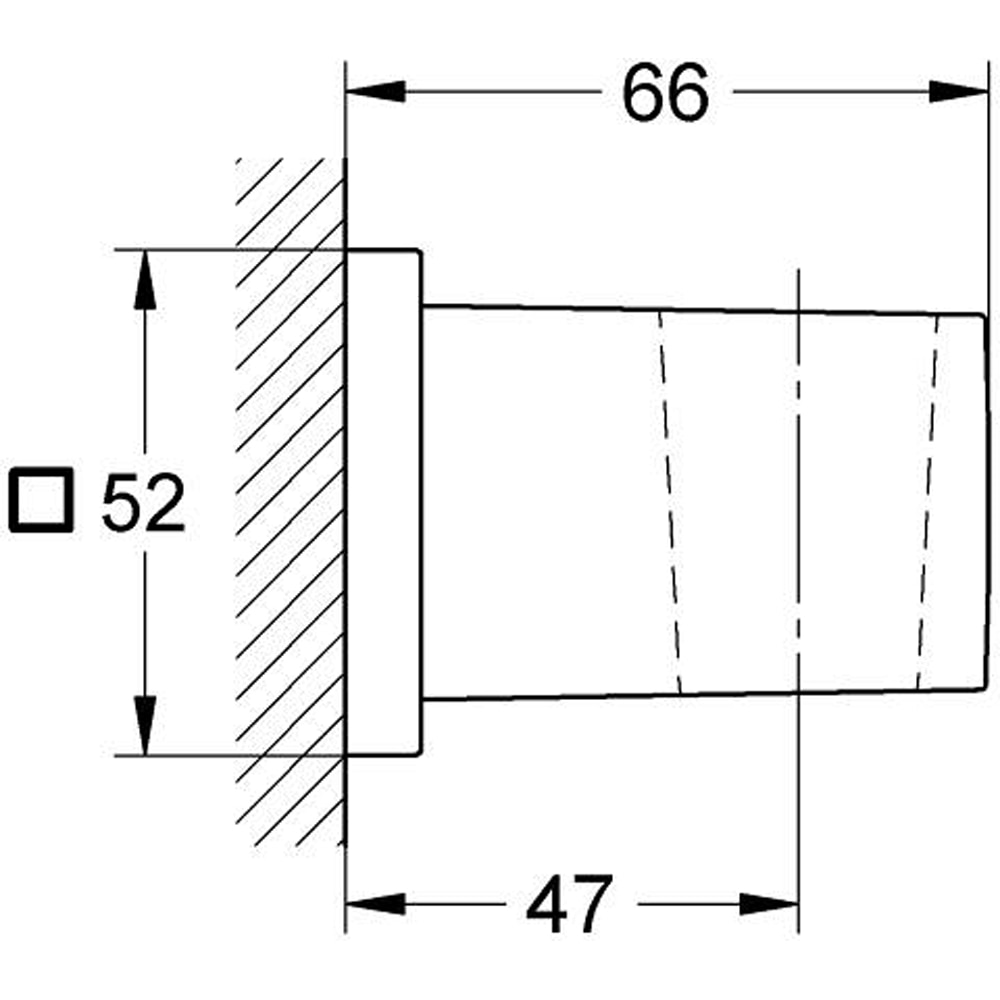 Suport para de dus GROHE Euphoria Cube 27693000, crom