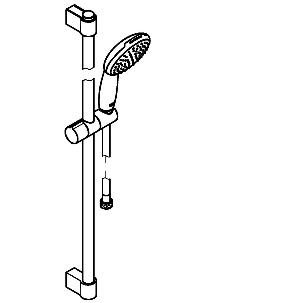 Coloana dus GROHE Tempesta 110 27854003, 1 functie, crom