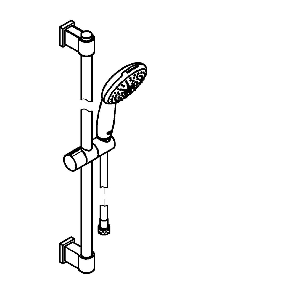 Coloana dus GROHE Vitalio Start 110 279482431, 2 functii, negru