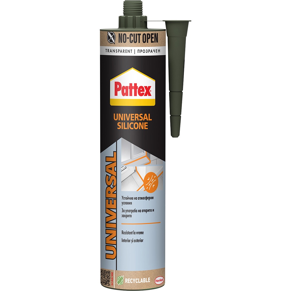 Silicon universal PATTEX, transparent, 280 ml