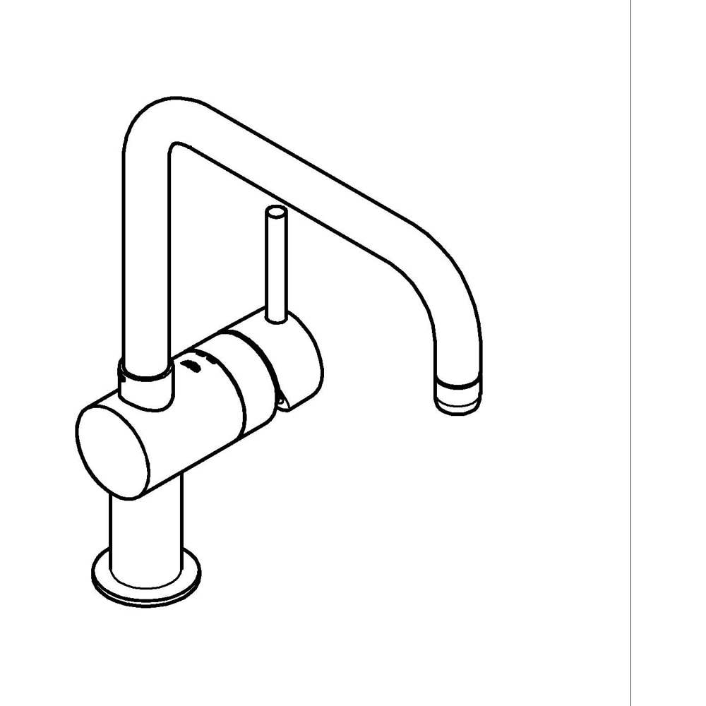 Baterie bucatarie GROHE Vento 30429000, alama, crom