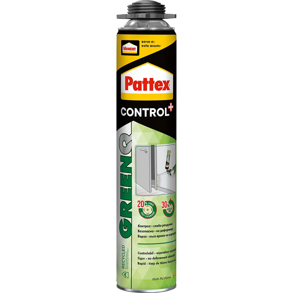 Spuma poliuretanica pentru pistol PATTEX  Greenq Pro, 750ml
