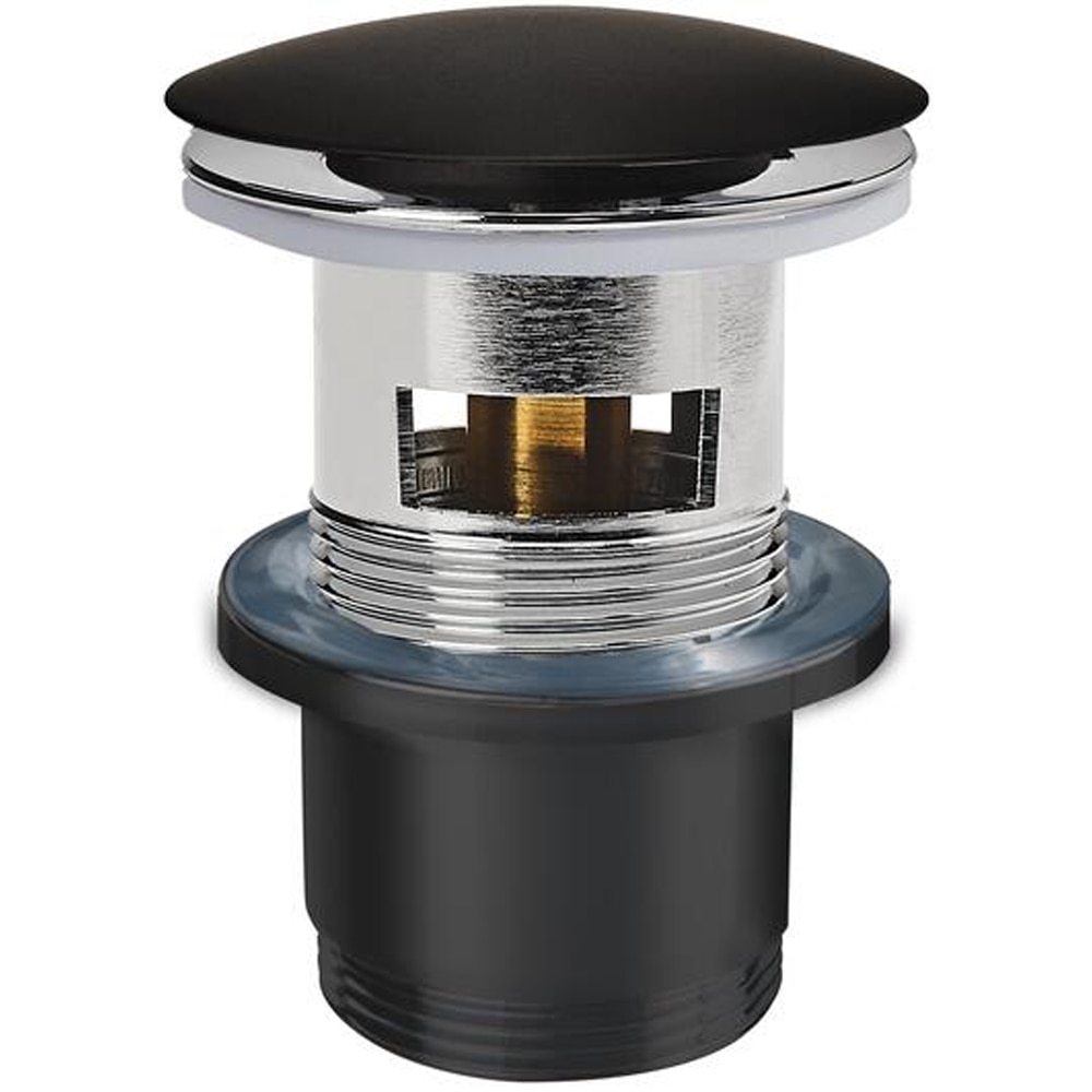 Ventil quick-clack WIRQUIN 30722855, 73-92 mm, negru mat