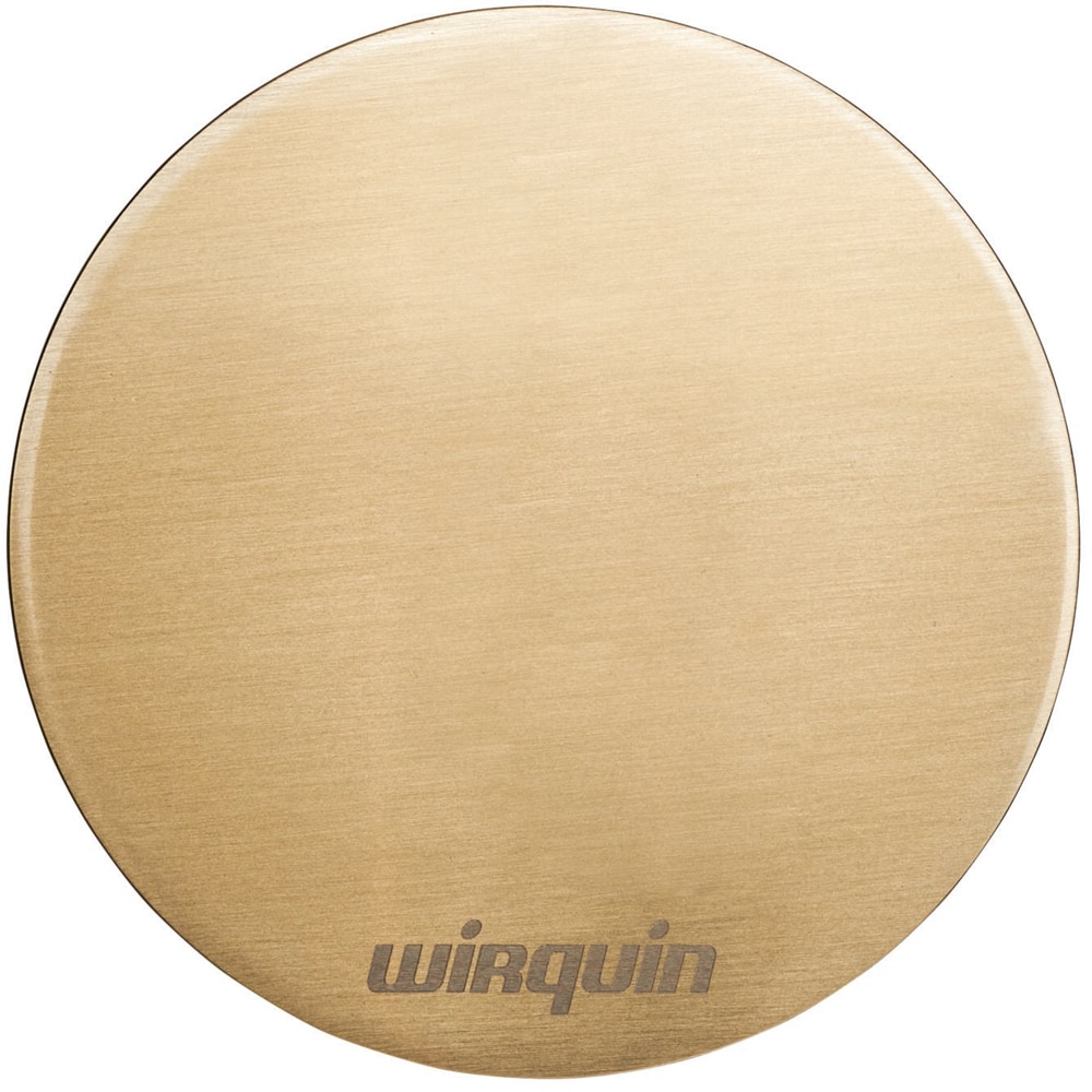 Sifon extra plat WIRQUIN Nano 6.7 30724959, cu ventil, D 32mm, auriu