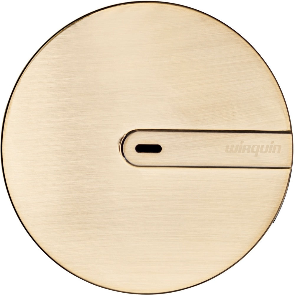 Capac pentru sifon WIRQUIN Slim+ 30724975, ABS, D 118mm, auriu