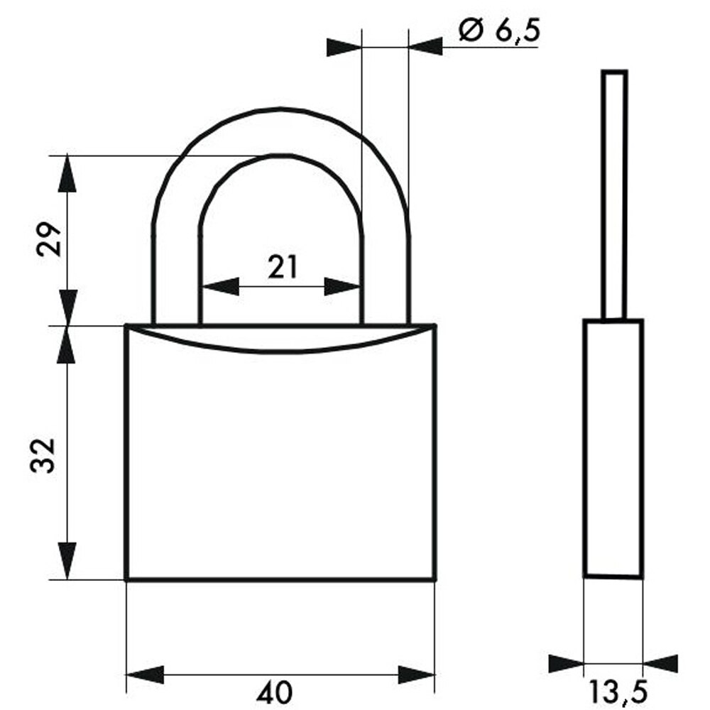 Lacat THIRARD Serie Onyx, 40mm, 500g, argintiu