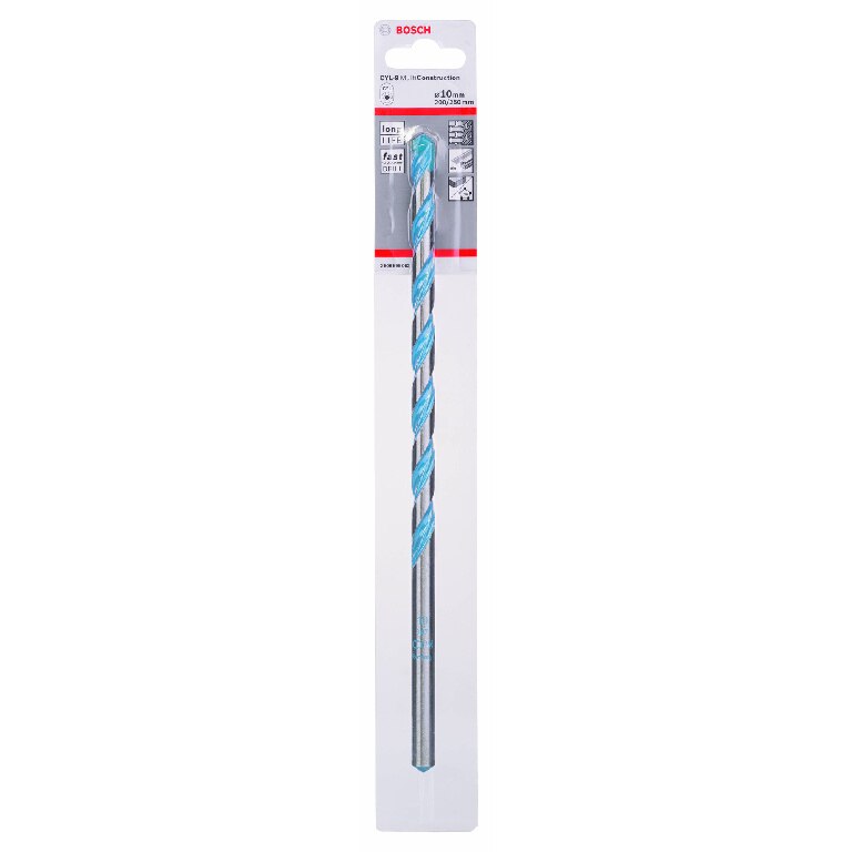 Burghiu MultiConstruction, 10 x 250 mm, CYL-9 • Bosch