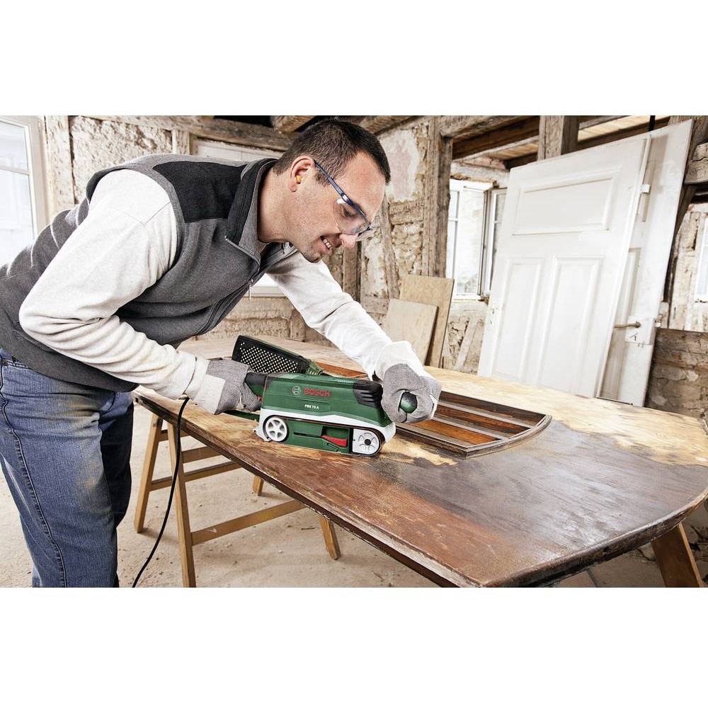 Slefuitor cu banda Bosch PBS 75A, 710W, 76 x 165 mm